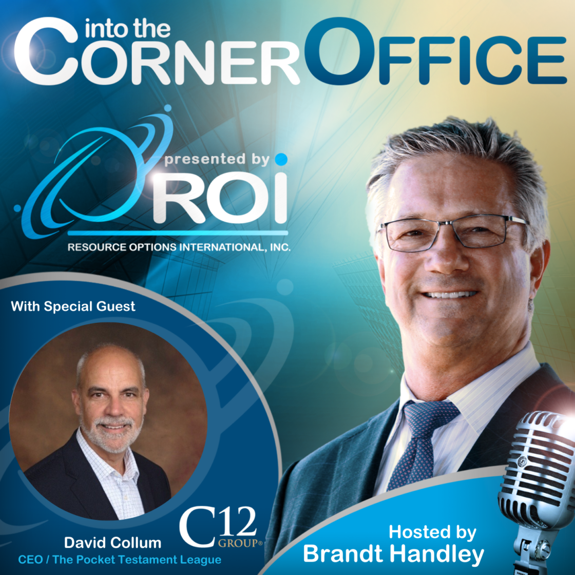David Collum Into the Corner Office Podcast Cover Art