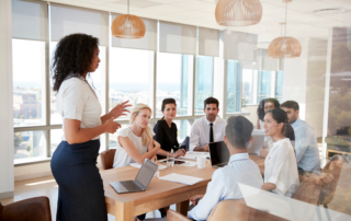 Leadership and Listening article picture people in meeting