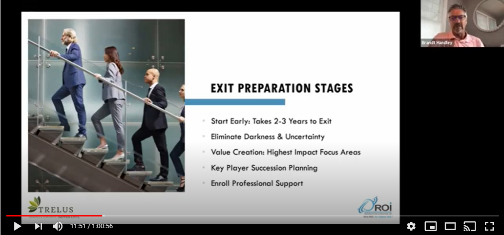 How Do I Prepare My People for an Exit webinar slide
